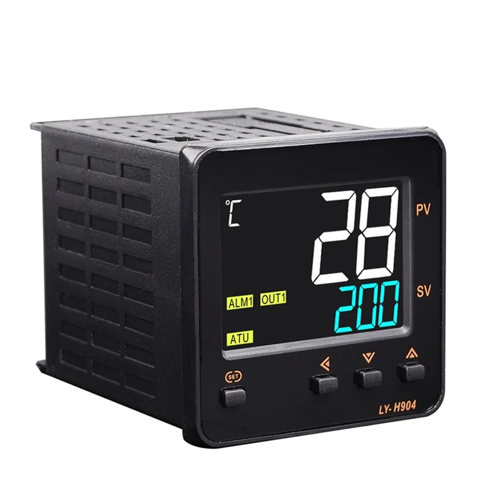 Duży cyfrowy regulator temperatury HD-LCD, regulator ogrzewania i chłodzenia, uniwersalny termostat wyjściowy multi-termoelementowy (96 96 wyjście przekaźnikowe)