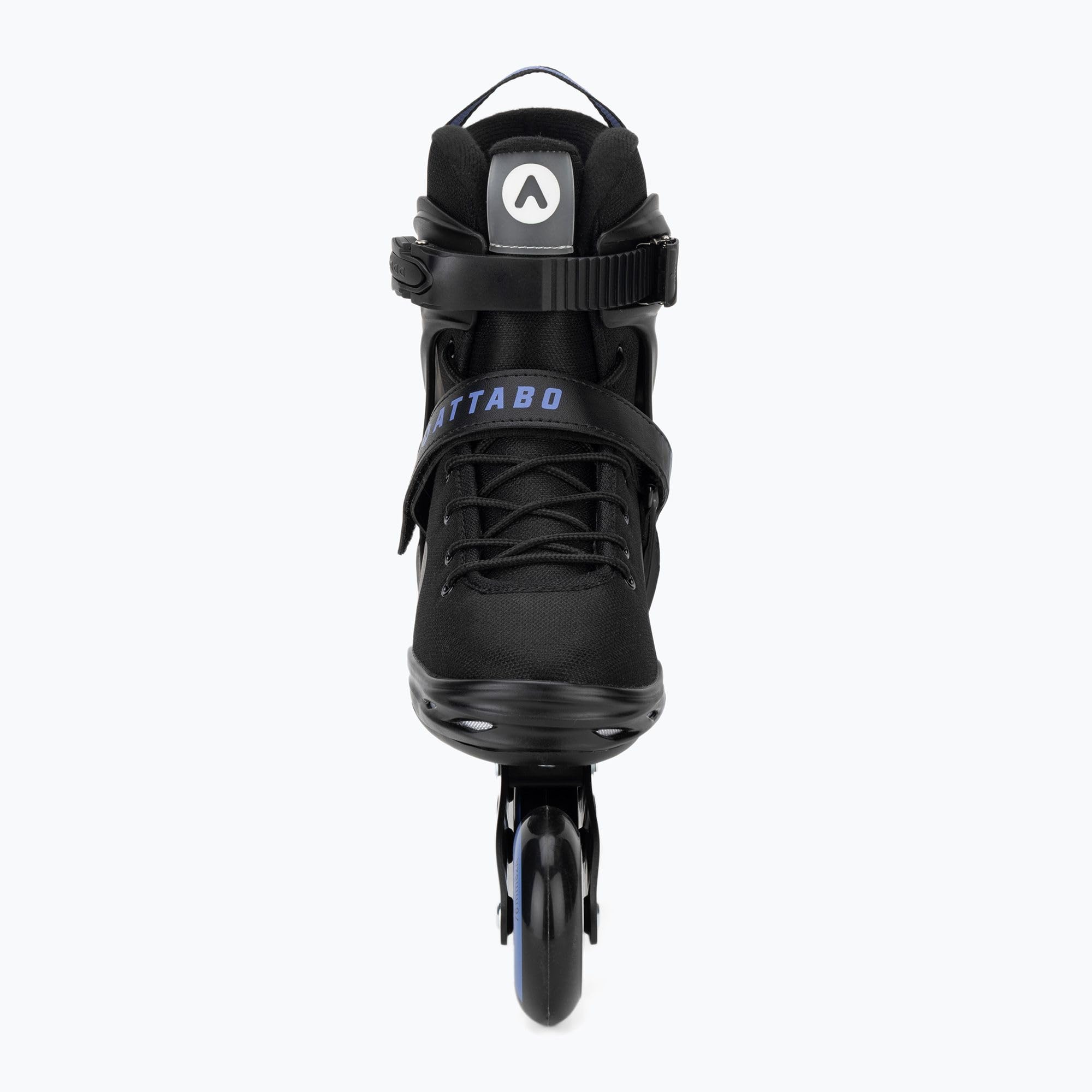 ATTABO Cyclone Alu Rollers en Ligne pour Homme – Rail en Aluminium, Roues en PU 76 mm 82A, ABEC-7, avec Lacets, Sangle et Boucle, Tailles 40–46