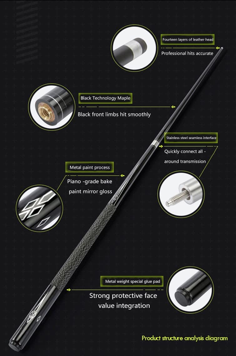 ビリヤード　買手有り Amazon | ビリヤード 初心者 57インチ 19オンス 1/2 ブリリ