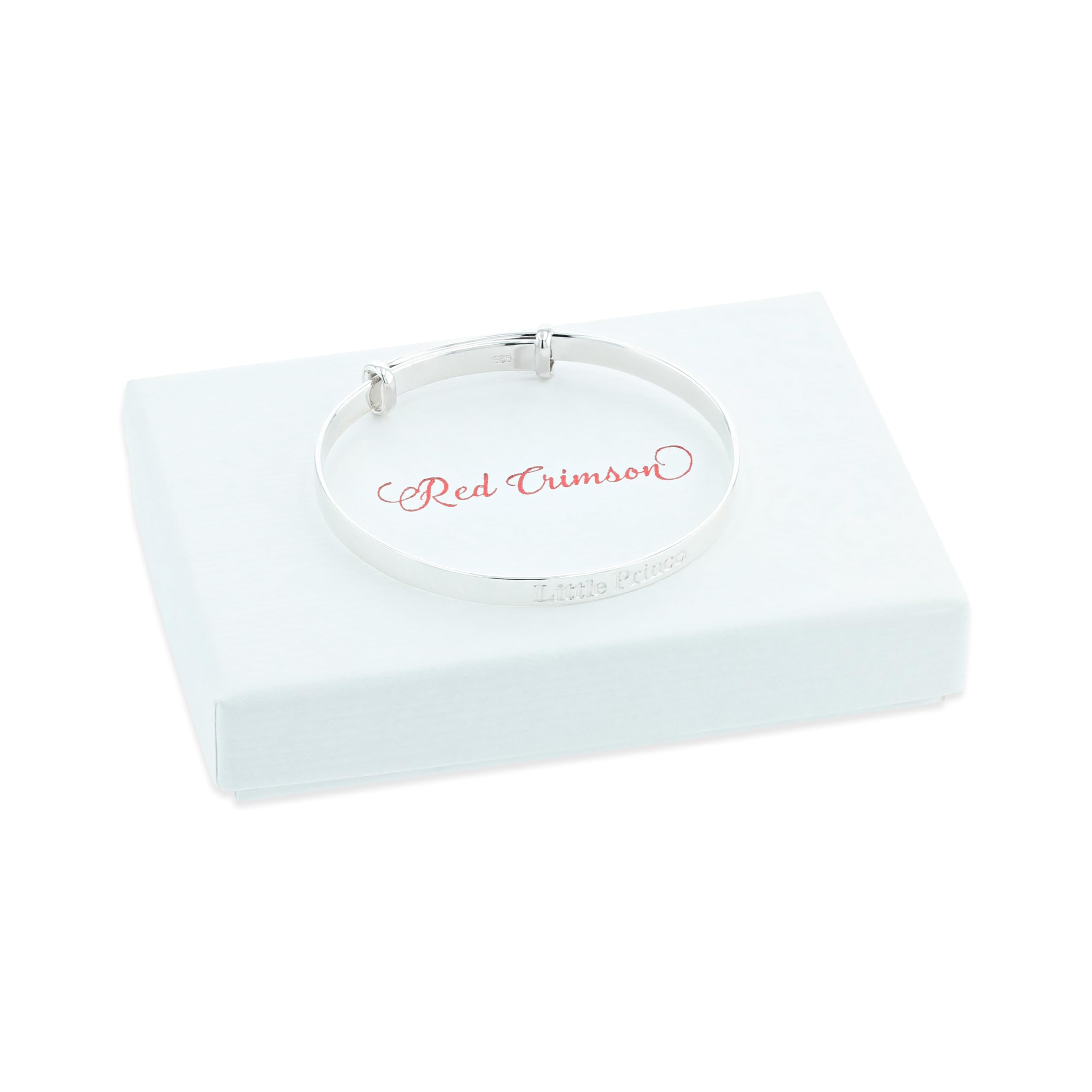 Pulsera de bebé de plata de ley 925, perfecto regalo de bautizo, baby shower.