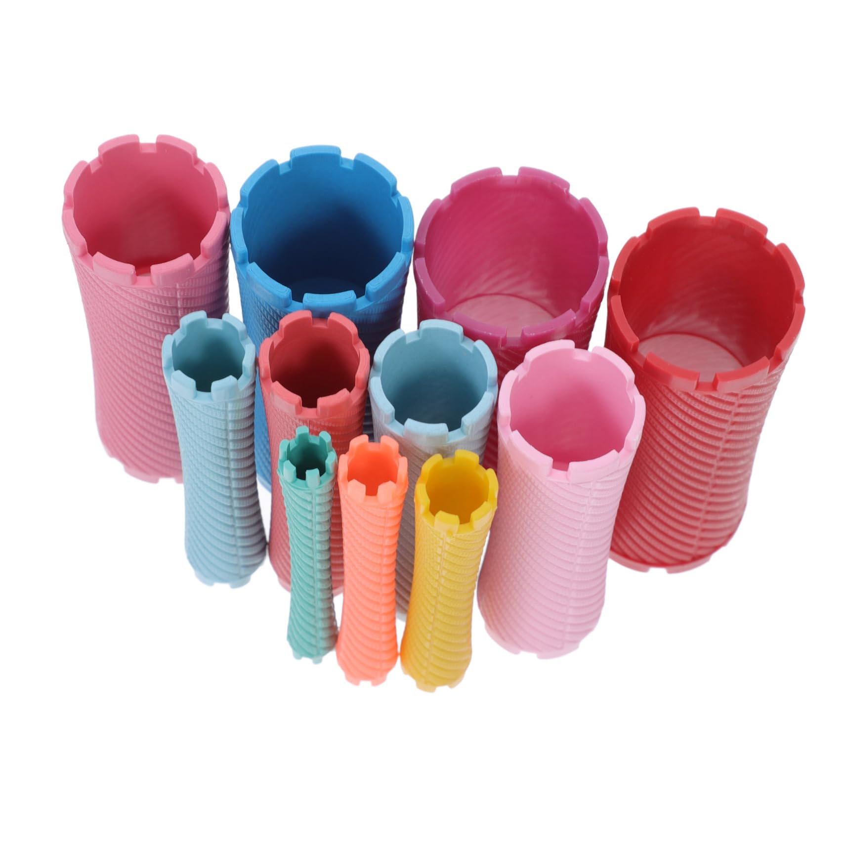 VICASKY Perm Kit 100pcs Hair Heating Rods Spiral Perm Rods for Women Men Girls Professional Hair Styling Tools