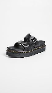 Dr. Martens Unisex Myles Black Brando Sandal