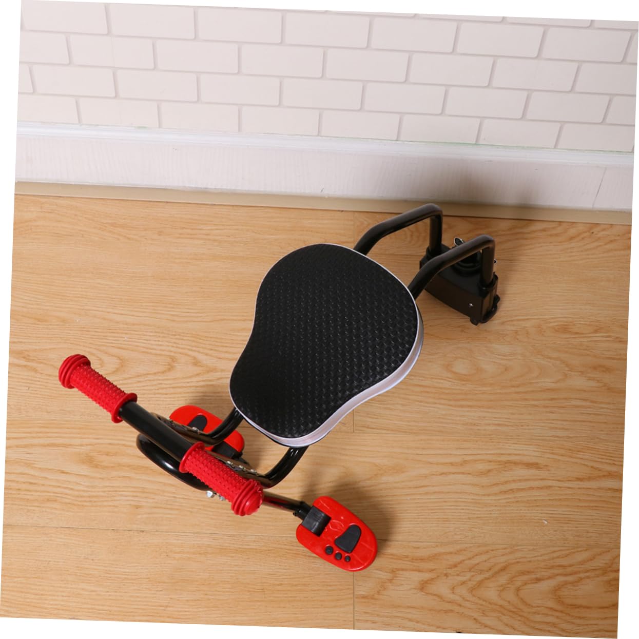 VANZACK Bike Seat Rear with Training Wheels for Boys and Girls Bike Safety Seat Armrest Pedal Quick Dismounting Preposed Safety Design