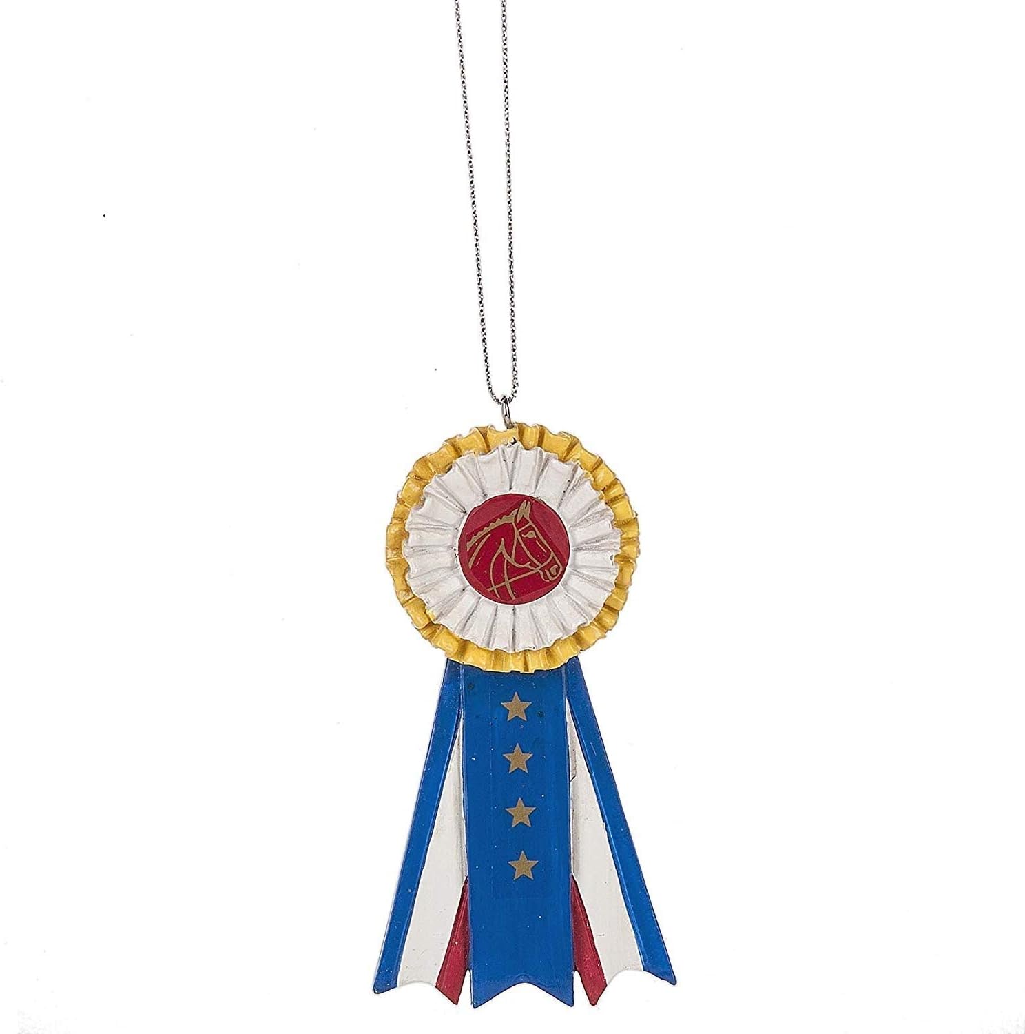 MidwestCBK Equestrian Horse Show Ribbon 2 x 4 Inch Resin