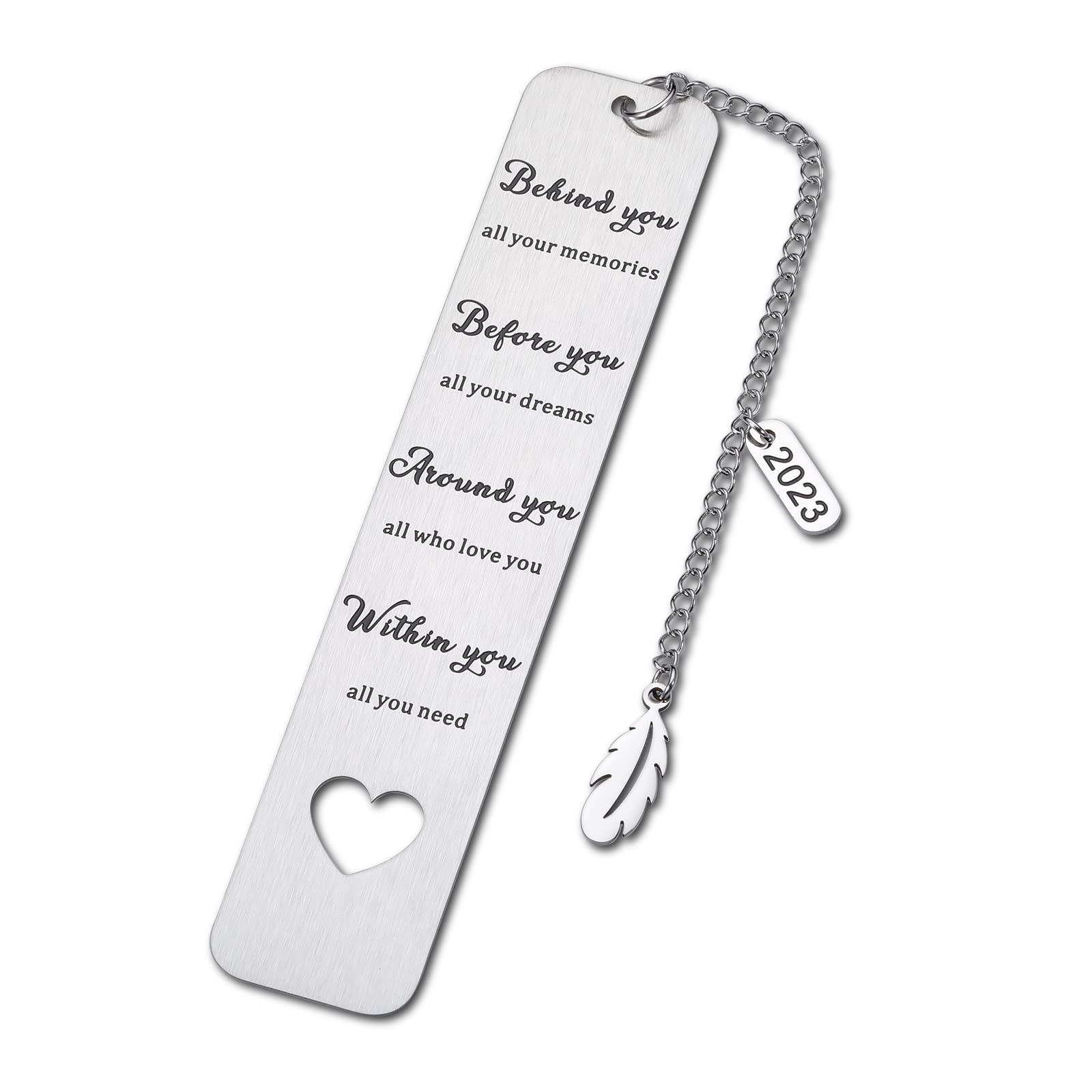 Photo 1 of Class of 2023 Graduation Gifts Bookmarks for Senior High School College Grads Inspirational Gift for Women Men Girls Boys Daughter Son from Mom Dad Master University Nurse Lawyer Medical Student