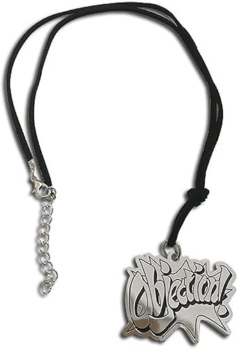 Great Eastern Entertainment Ace Attorney - Objeción! Collar, Zinc, No es una piedra preciosa