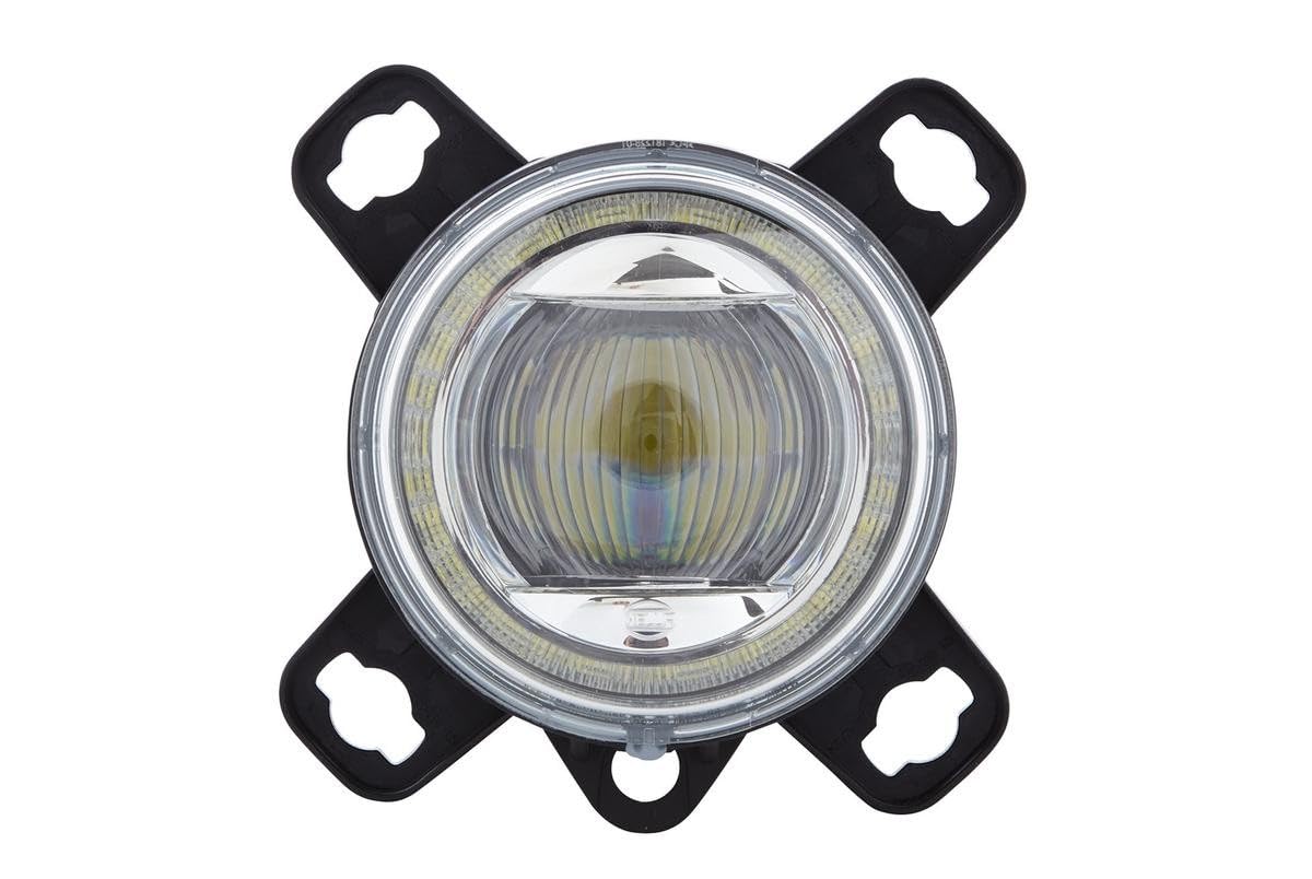 HELLA LED/DE-Reflektor dalekosiężny - 90mm Performance L4060 - 12V / 24V - okrągły - Liczba referencyjna: 12.5 - SAE - Szyba rozpraszająca gładka - przezroczysty - z prawej/z lewej - 1F0 011 988-131