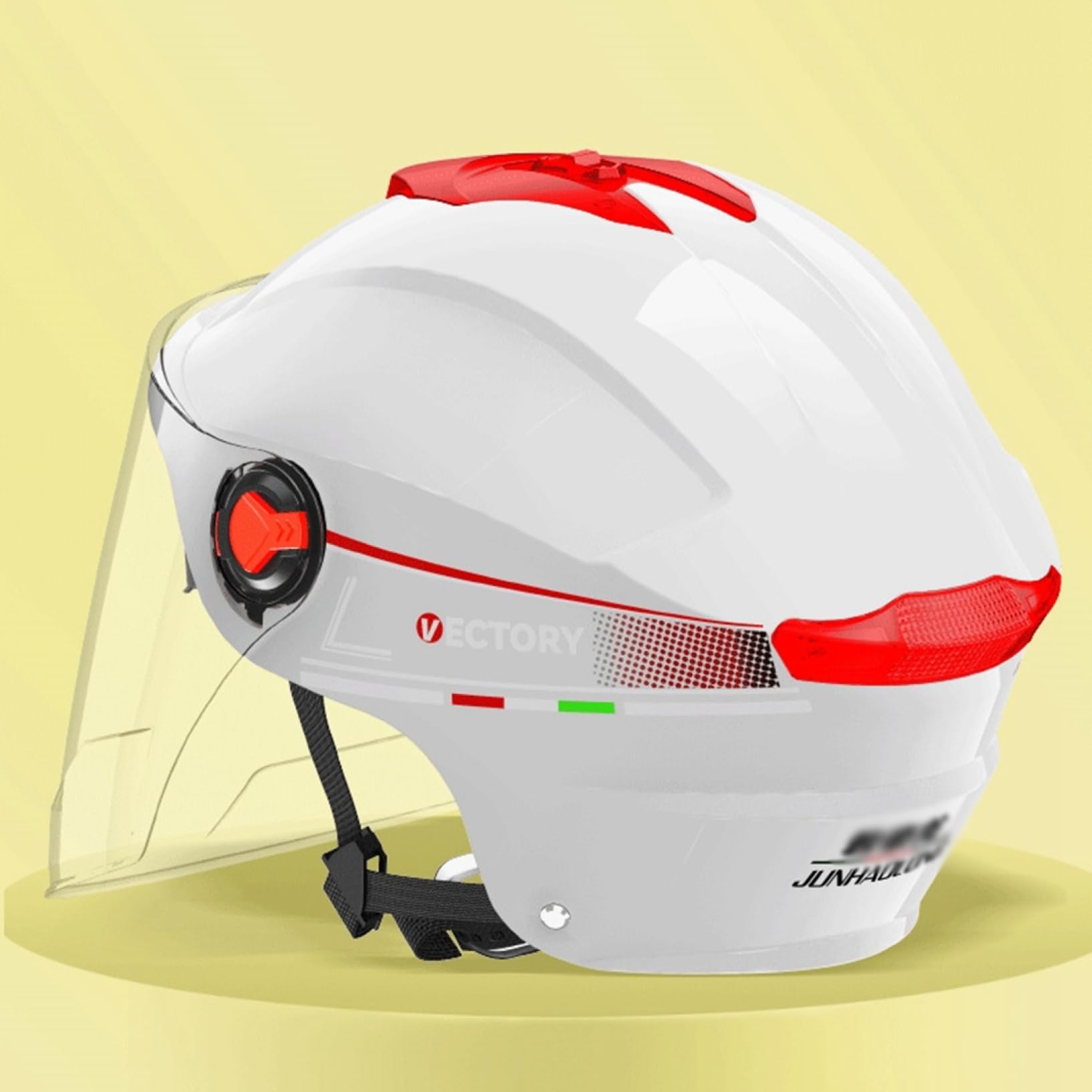 Amazon.co.jp: [Noopior]半帽ヘルメット メンズ バッテリカー 原付