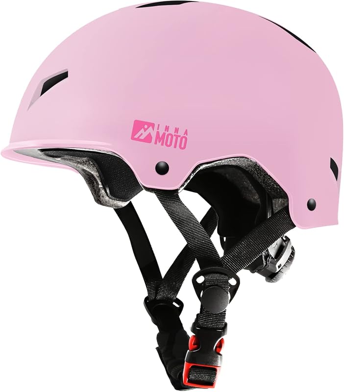 Casco de monopatín para adultos y niños - Casco para bicicleta Scooter Ciclismo | Casco de monopatín multideporte de seguridad certificado ajustable para mujeres, hombres, niños, niñas, jóvenes, dos forros, ligero y ventilado