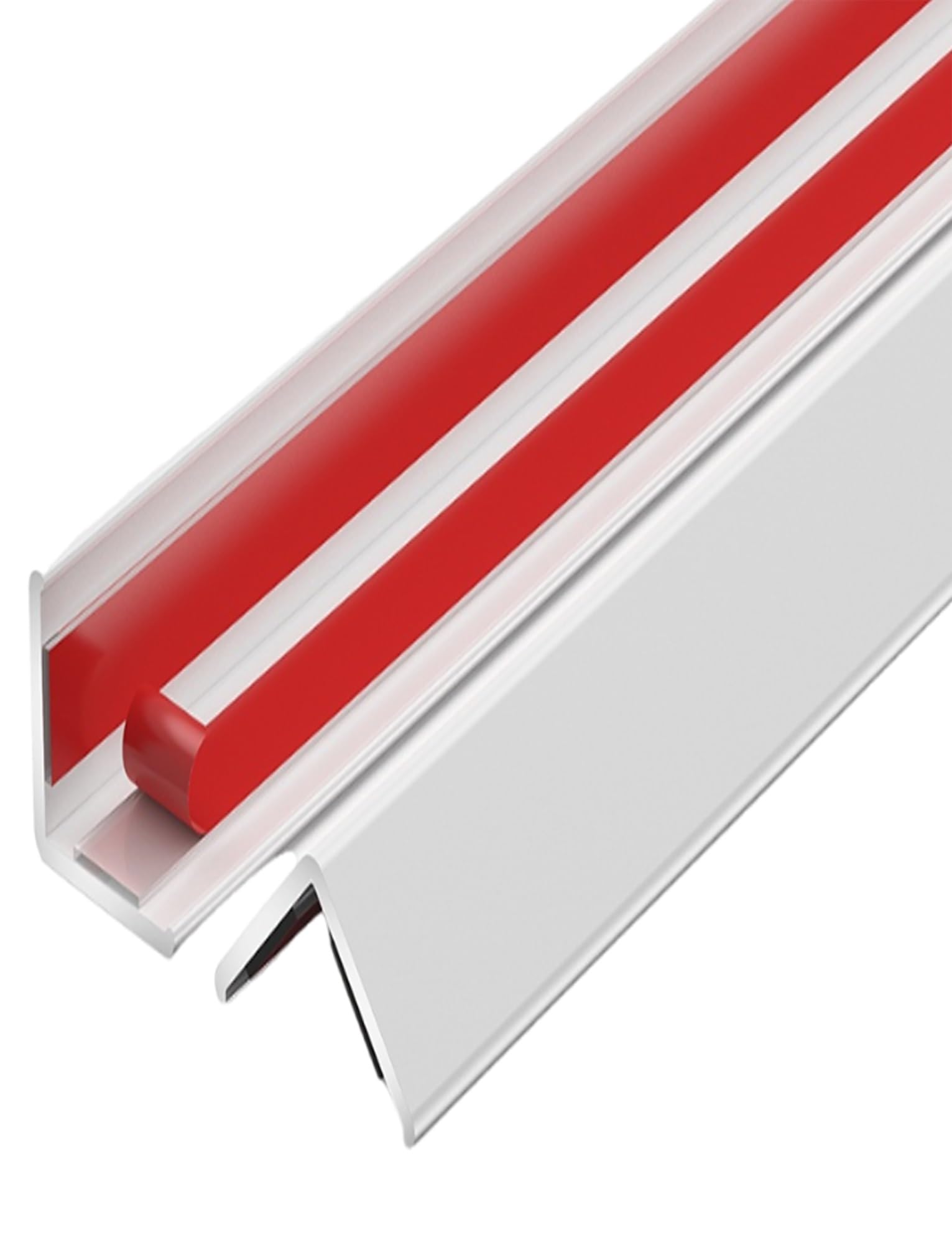 Pogrubiona aluminiowa listwa ochronna narożna w kształcie litery L do narożników ściennych, 1 szt.(Natural)