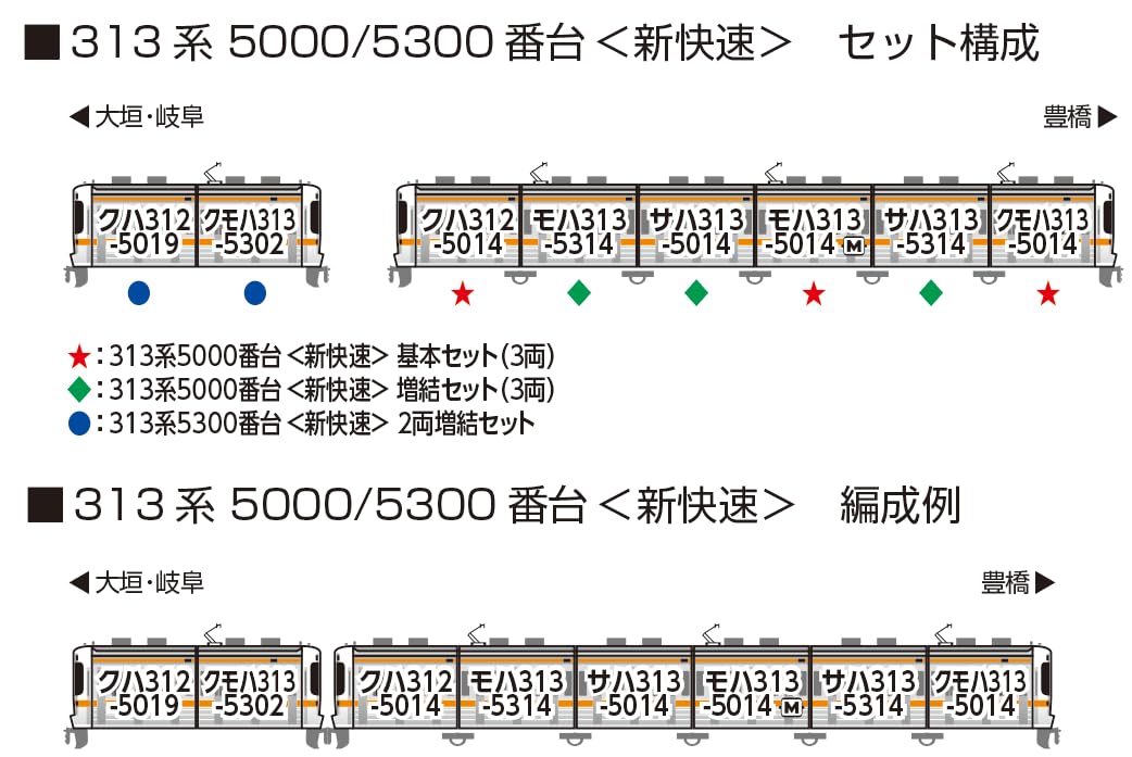 Amazon | カトー (KATO) Nゲージ 313系5000番台 新快速 基本