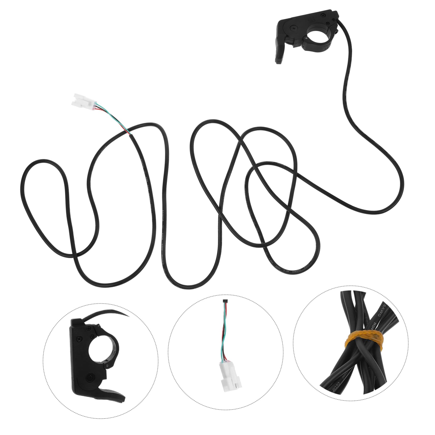 Gatuida 5pièces Accélérateur De Pouce Électrique pour Vélo Et Trottinette Contrôleur De Vitesse De Rechange pour Scooter Commande Confortable Et Fiable