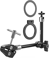 Vista 11 de SMALLRIG Super Clamp con rosca de 1/4 y 3/8 pulgadas y brazo mágico articulado de potencia de fricción ajustable de 5.8 pulgadas con tornillo