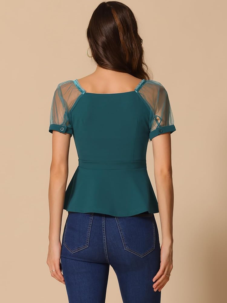 【美品】Acka georgette peplum tops Acka georgette peplum tops ペプラムトップス - メルカリ