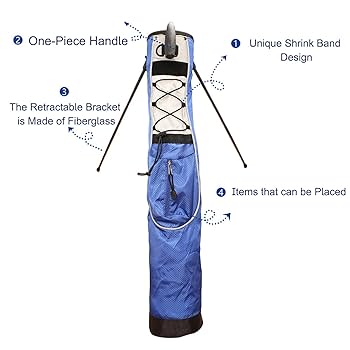 ゴルフクラブ5本セット+スタンド式ゴルフバッグ Amazon | スタンド付きゴルフバッグ、キャディバッグ,グは5～6本