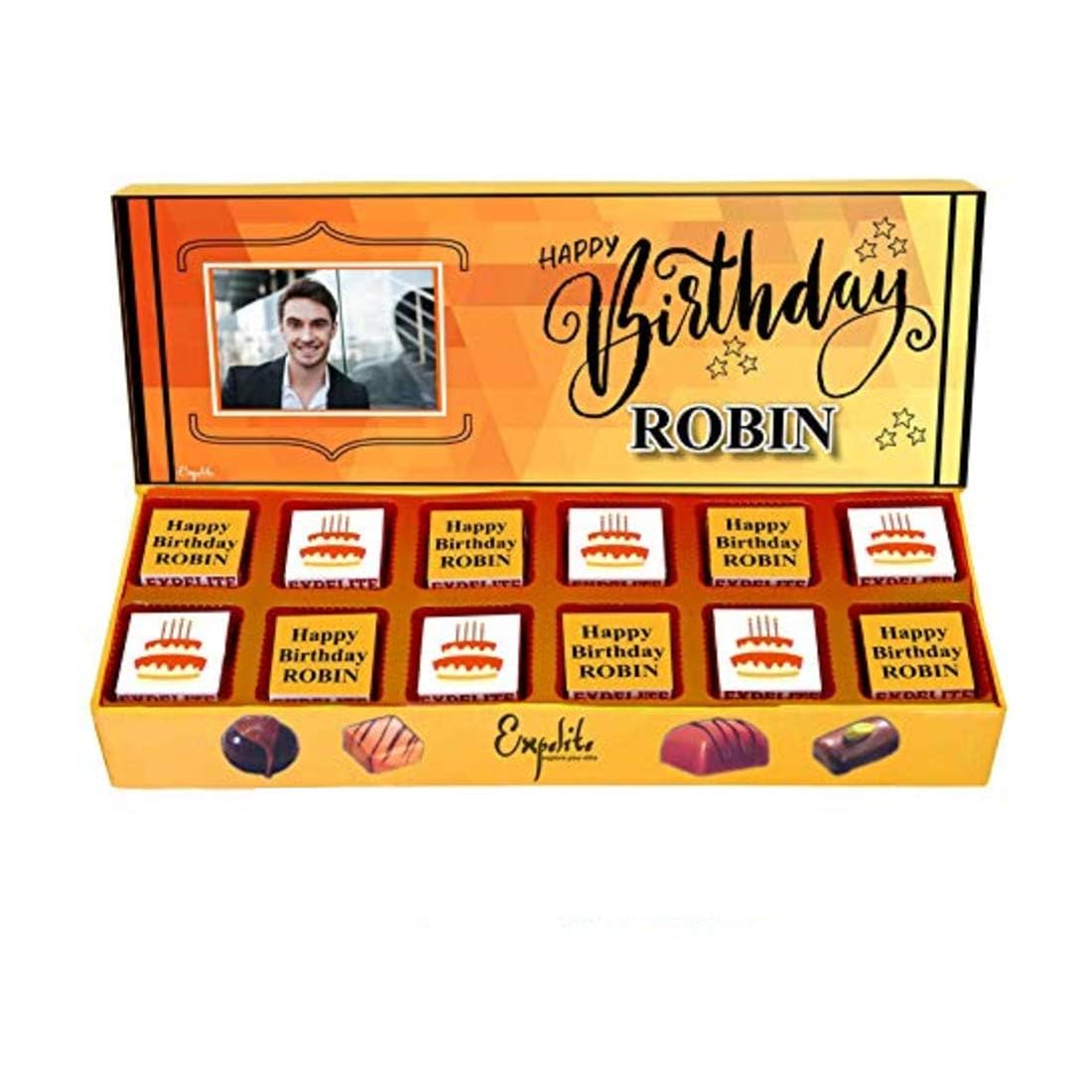 Expelite Customised Gifts for Birthday - 12 pc Birthday Chocolate Box (B08QZB3JTR) Amazon Price History, Amazon Price Tracker