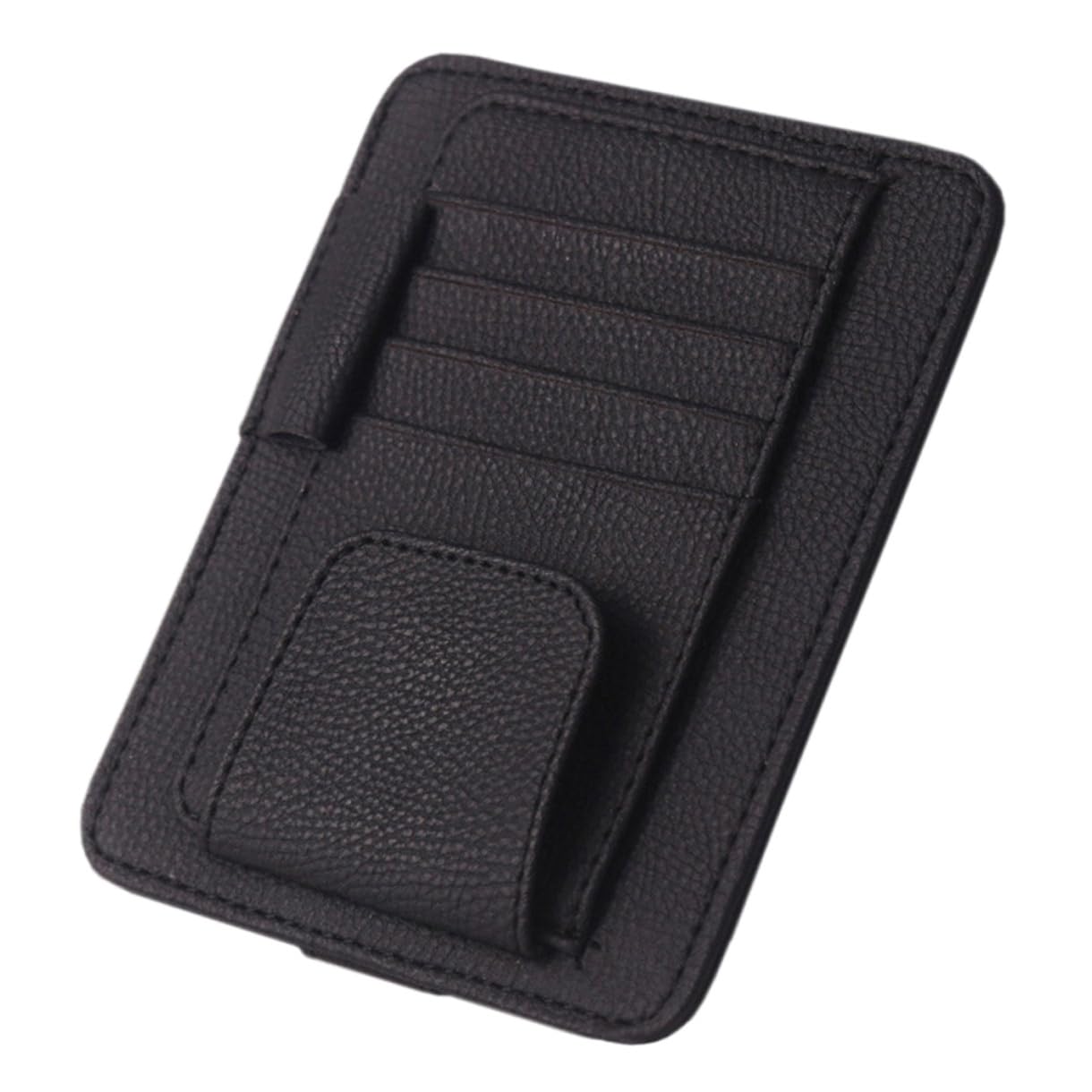 SHERCHPRY 3piezas Organizador De Visera Solar para Coche Funda De Almacenamiento De PU Negro para Gafas Teléfonos y Accesorios De Automóvil Compatible La Mayoría De Vehículos