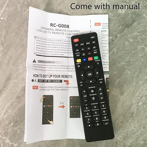 Miniatura 4 de Control remoto universal de TV para televisores inteligentes Vizio TCL JVC Hisence RCA Haier Seiki Insignia Magnavox Westinghouse Smart TVs, solo