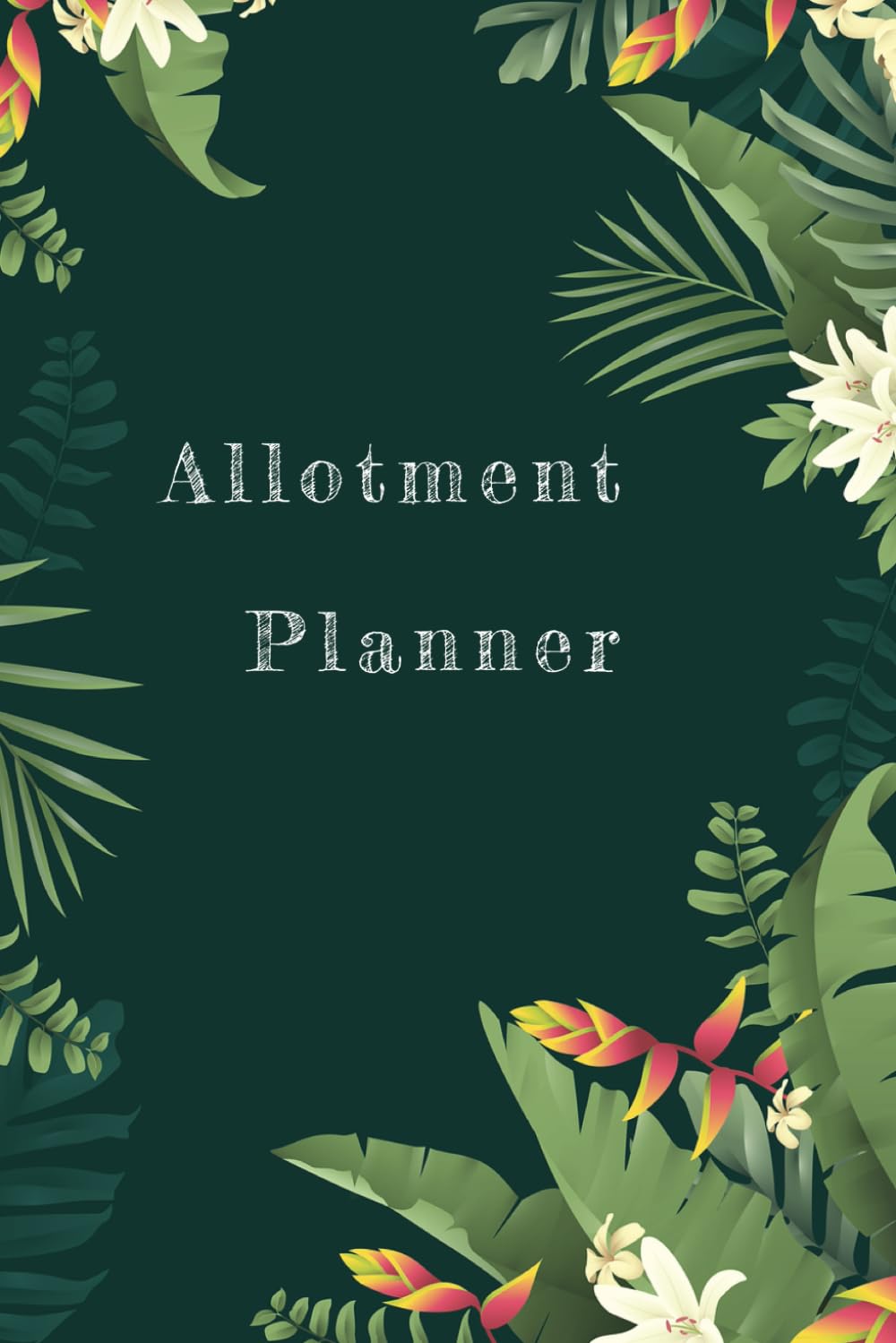 Allotment crop rotation planner notebook