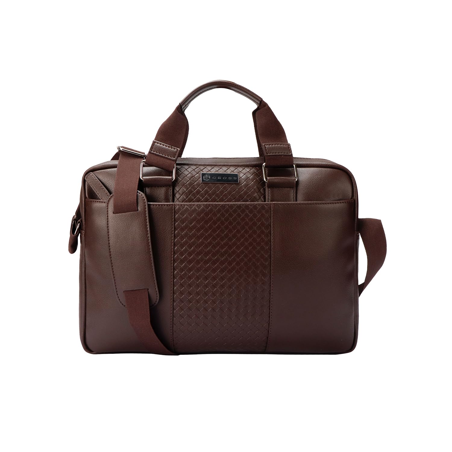 Cross Brown Vegan Leather 15 Inch Laptop Briefcase Messenger Bag For Men (B0CZ9J17ST) Amazon Price History, Amazon Price Tracker
