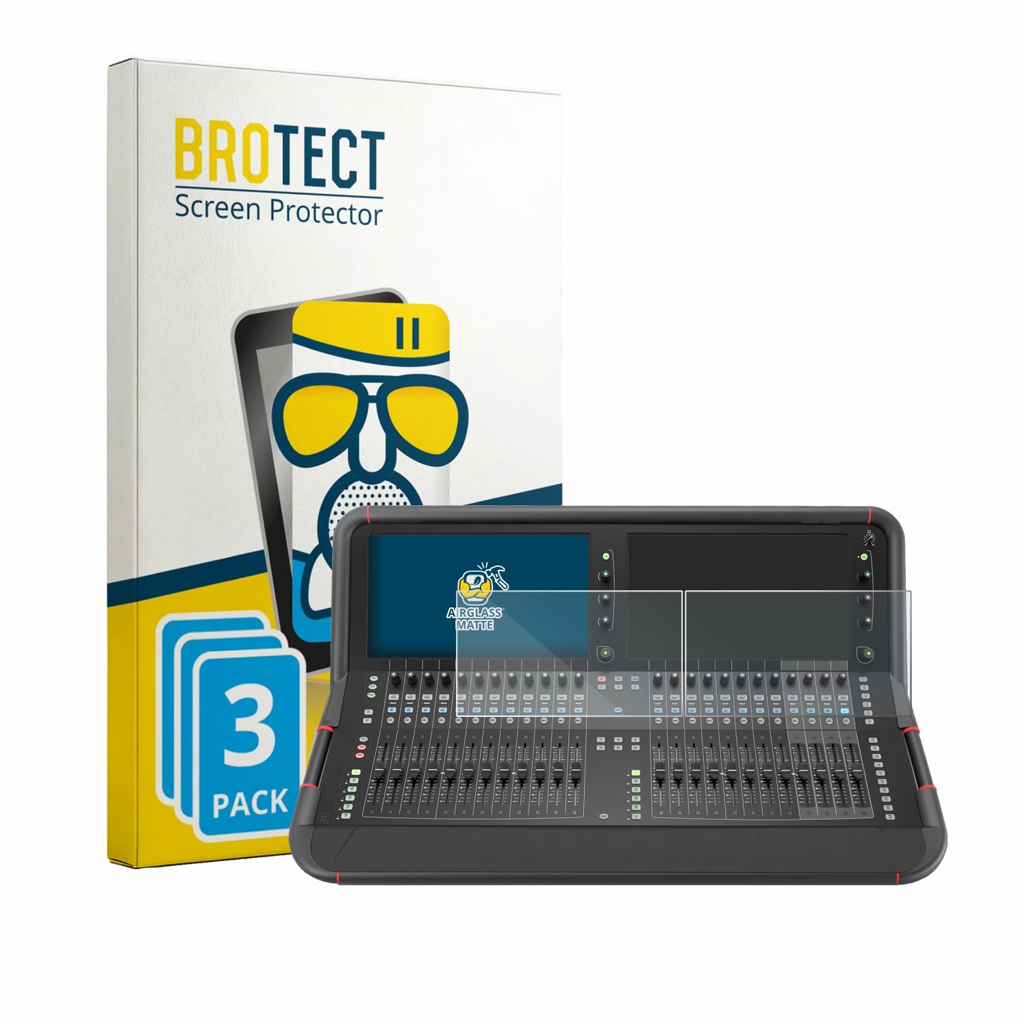 brotect 3 Pezzi Pellicola Vetro per Allen&Heat Avantis | Opaca Protezione Schermo Made in Germany, Anti-Riflesso Durezza 9H Anti-Graffio