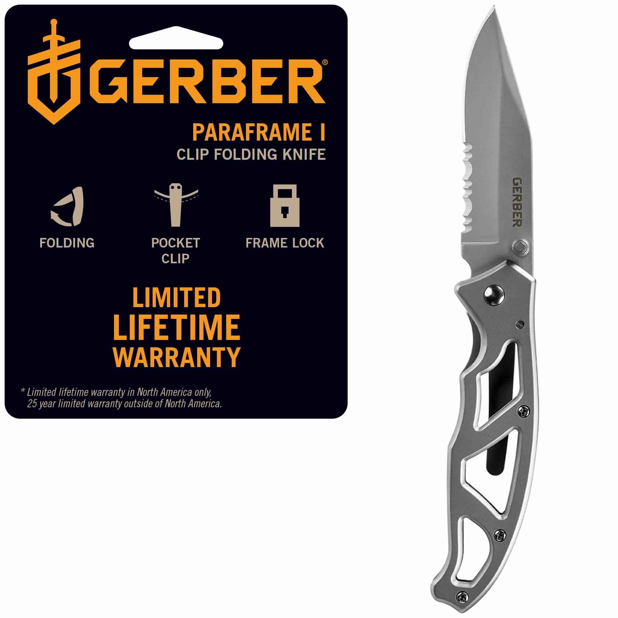Paraframe I Knife, Fine Edge, Grey [22-48446]