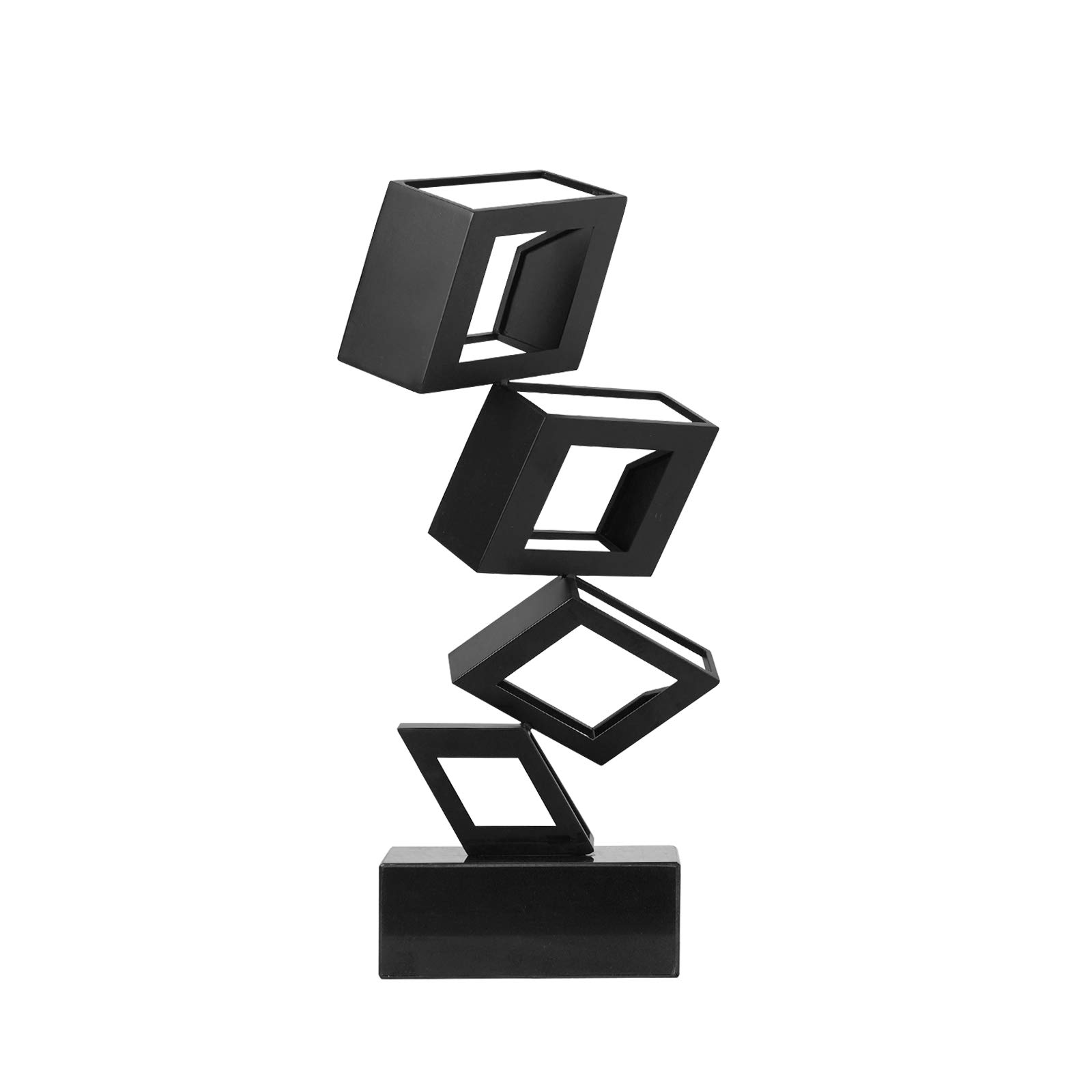 Modello di Scultura Geometrica, Decorazione di Statua d'Arte Stile Arte Astratta Artigianato in Metallo casa Camera scrivania libreria vetrina Collezione Regalo
