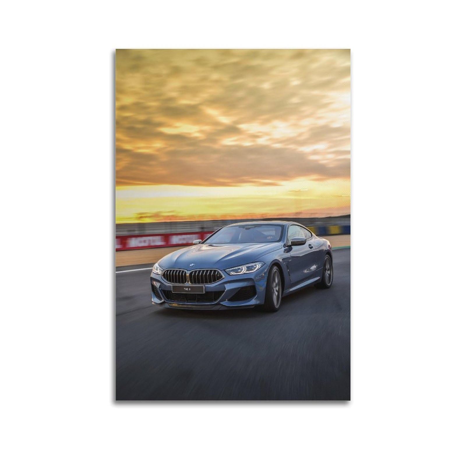 OKAHYS V8 German Supercar Poster G15 M850i Coupé Modern Decorative Canvas Prints - Ideal Wall Art for Family, Man Cave, Game Room, Boys & Girls Bedroom 20x30inch(50x75cm)