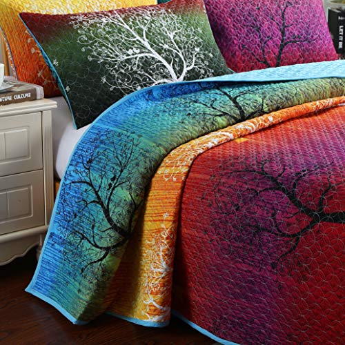 Juego de colcha Swanson Beddings con fundas de almohada de algodon 6