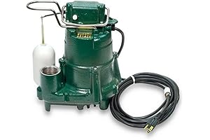 Zoeller 98 Series 1/2 HP Cast Iron Submersible Sump Pump