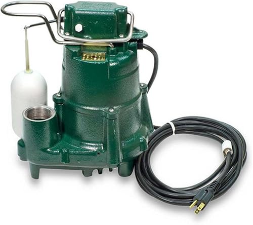 Miniatura 2 de Zoeller 98-0001 115-Volt 12 Horse Power Model M98 Flow-Mate Bomba sumergible monofásica automática de hierro fundido sumergible de sumideroefluente