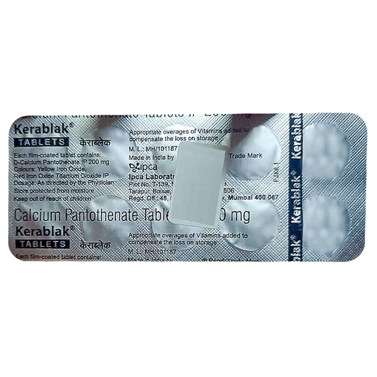 Kerablak - Strip of 10 Tablets
