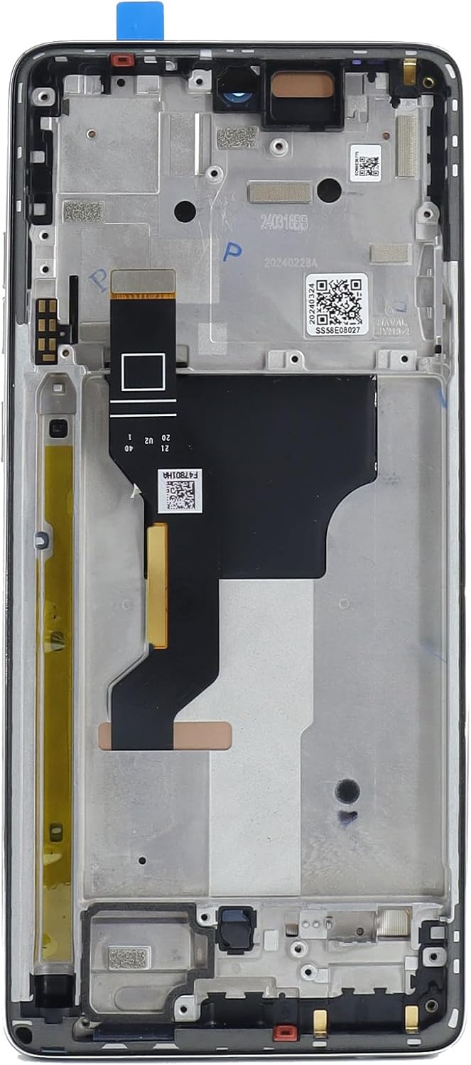 LCD Display Touch Screen Digitizer Assembly with Frame Replacement Gold for Motorola Moto G Stylus 5G 2024 XT2419-1 XT2419-2 6.7"
