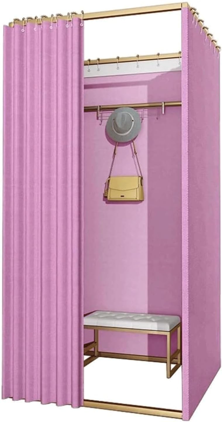 更衣室 クリエイティブなフィッティングルーム 広いスペースのサンシェードカーテン付き更衣室 トラックロッカールーム 一時移動式ドレッ公式通販