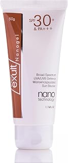 Dr.Jaya's Exult Nanogel sunscreen Spf 30+ | 50G | Non-Whitening Sunscreen Cream | Water Resistant Cream for Men and Women... Price In India