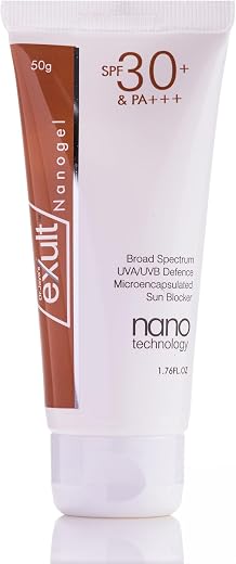 Dr.Jaya's Exult Nanogel sunscreen Spf 30+ | 50G | Non-Whitening Sunscreen Cream | Water Resistant Cream for Men and Women...