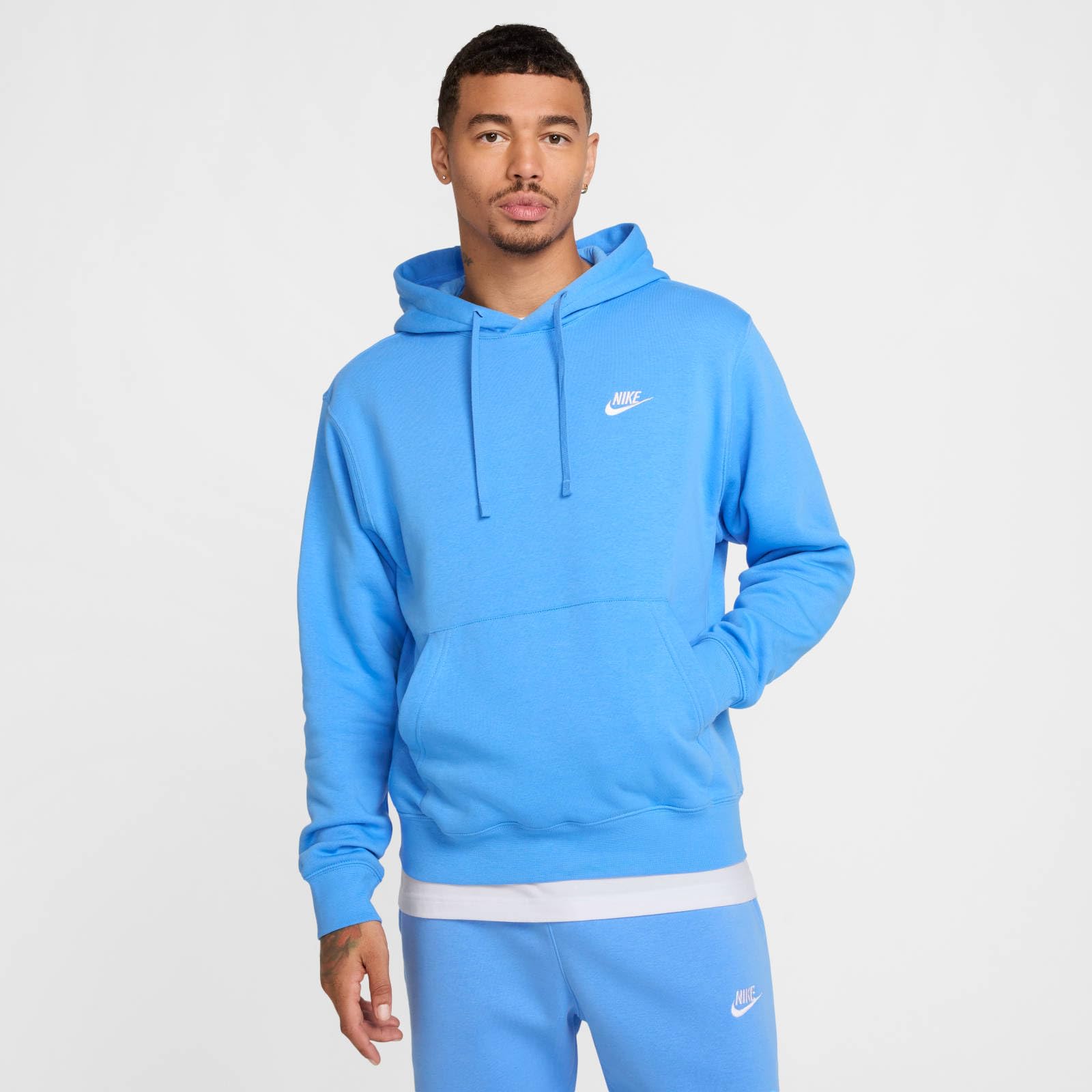 Nike Club BB Sudadera con Capucha para Hombre University Blue/University BLU M