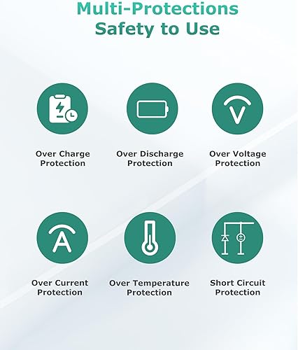 Miniatura 10 de Venustas Batería de 7.4V12V para chalecos calefactados, chaquetas con calefacción y sudaderas con capucha, banco de energía de 10000 mAh a 7.4 V