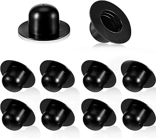 10 Pcs Pool Plug Stopper, Pool Wall Plugs Replacement Parts for INTEX, Replacement Ground Swimming Pool Filter Pump Strainer Hole Plug Stopper (Black)