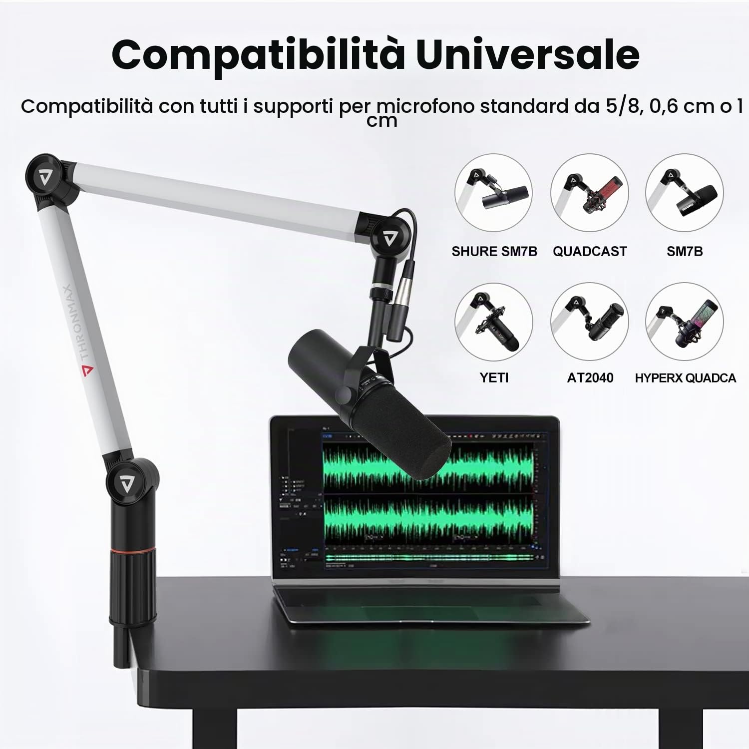 THRONMAX Braccio per Microfono Flex S5