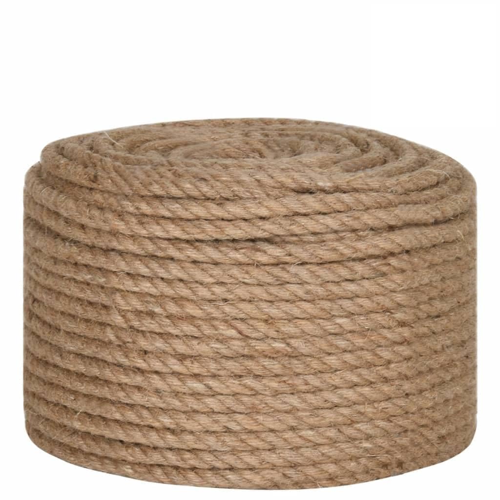 Schnur aus natürlicher Jute, 50 m, Länge 12 mm, Durchmesser für Handwerk