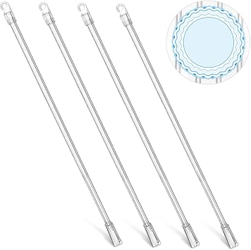 OUNONA Inches 8 Pcs Blind Wand Vertical Blinds Replacement Parts Opener Accessory Vertical Wand Plastic Opener Long Window Stick Tilt Rod