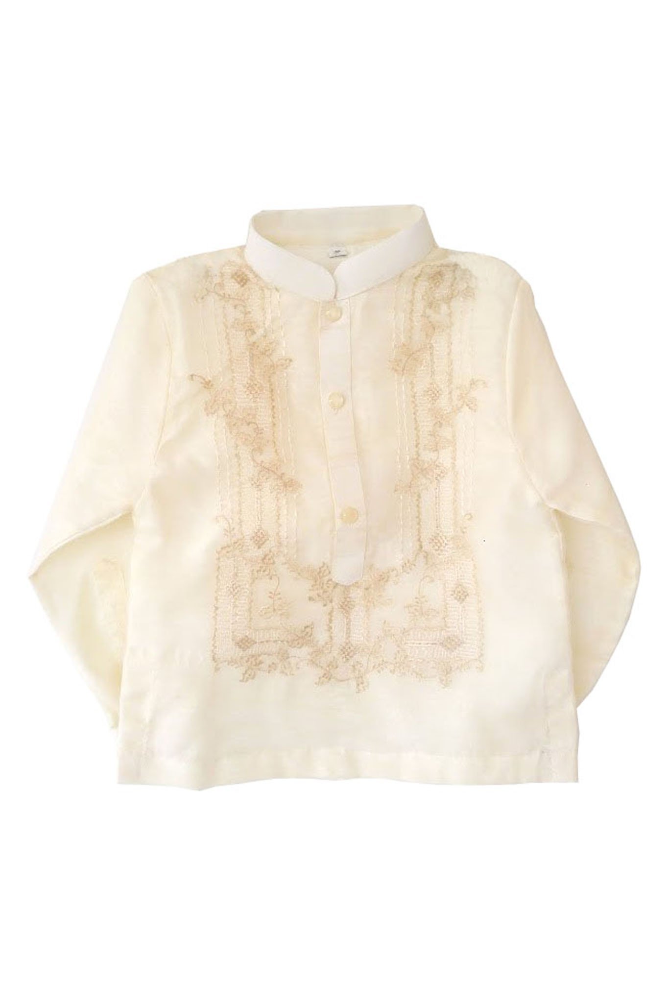 Boys' Organza Pina With Lining Barong Tagalog 001