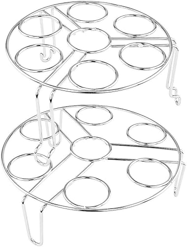 Miniatura 2 de Southern Homewares Huevos de acero inoxidable para cocinar al vapor Estante de encimera Soporte de huevo de presión Soporte de olla a presión Huevos