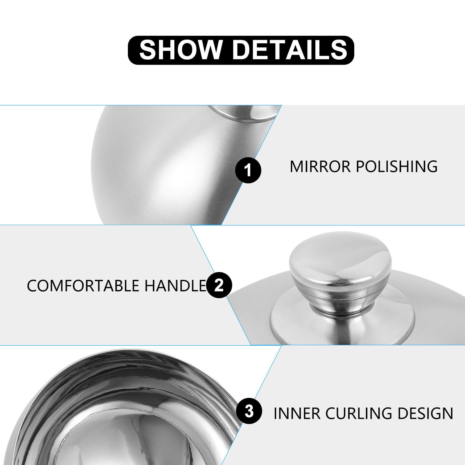 Coperchio per Alimenti in Acciaio Inox 26 CM, Copertura per Verdure e Bistecche, Protezione Alimentare per Ristoranti e Cucine Professionali