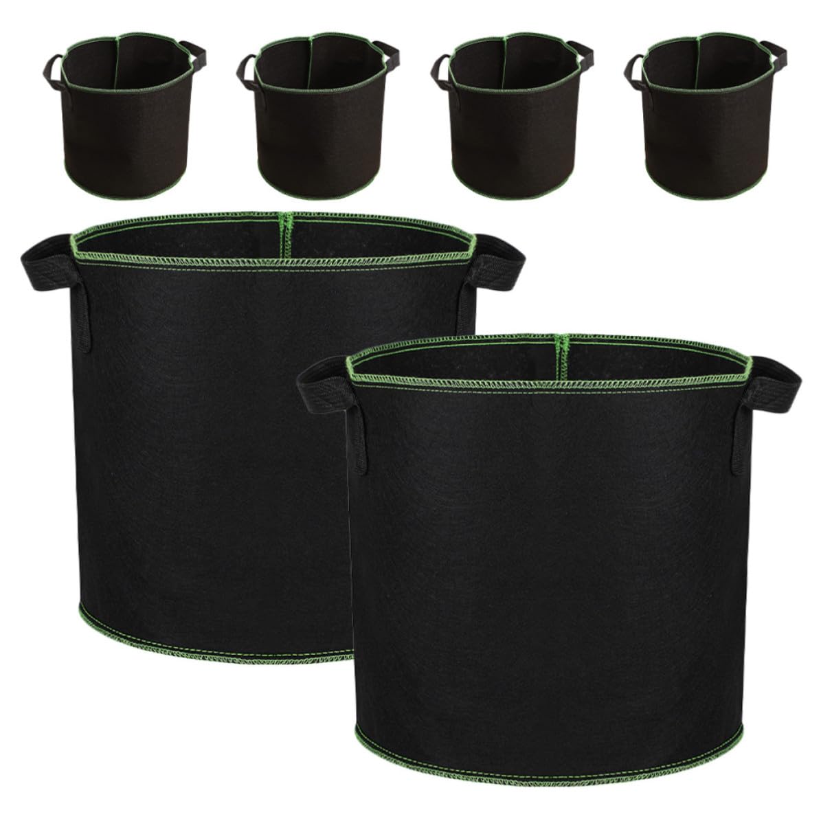 Bolsas de cultivo de patatas para huerto urbano comunitario macetas de tela de 16l portátiles