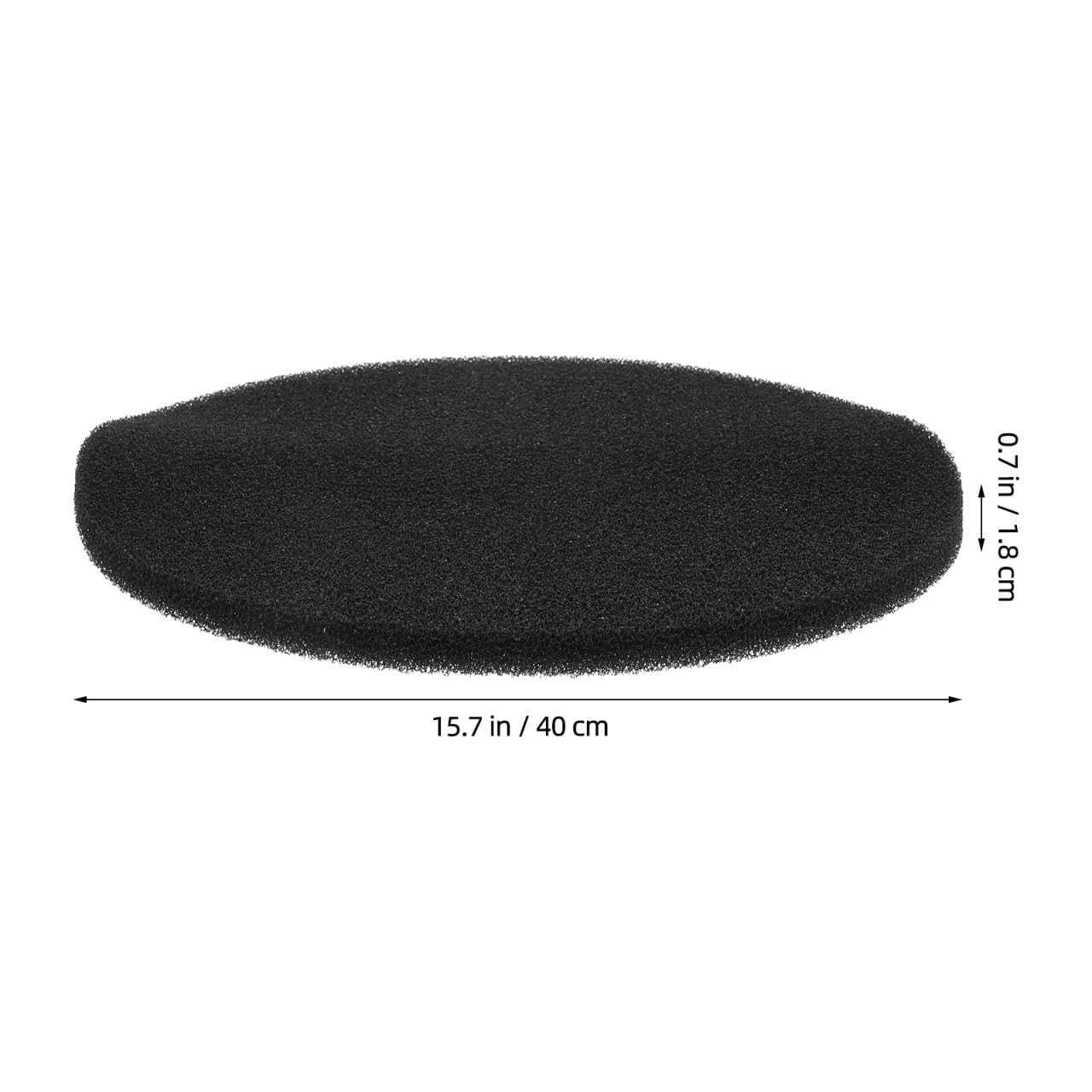 Tapis Anti-ÉClaboussures Rond en ÉPonge 15.75 Pouces pour Vidange D'Huile Tampon De Vidange Adapté Aux Carter D'Huile pour Entretien MéCanique Propre Et Pratique