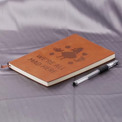 Miniatura 4 de Cuaderno de cuero de Alicia en el país de las maravillas Always Remember You're Braver Than You Believe, cuaderno de cuero para fanáticos de Alicia,