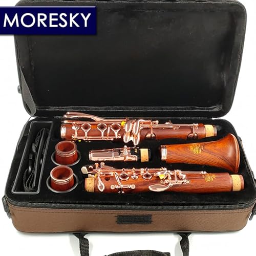 MORESKY Clarinet Bb Rosewood Sib Klarnet (Chave de Ouro Rosa)