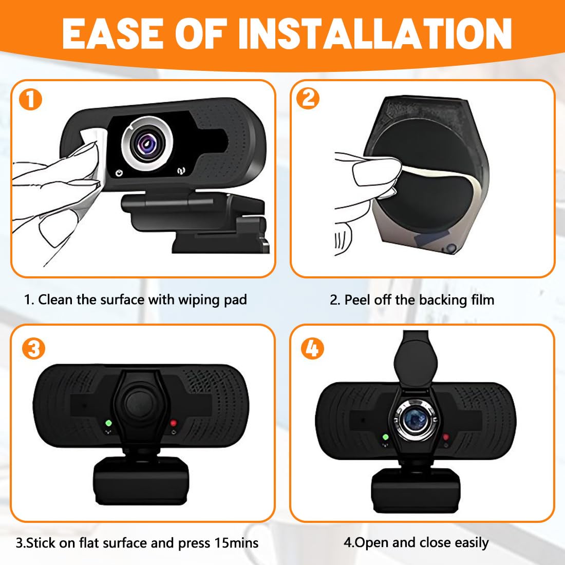 Logitech HD Pro C920 Copertura Protettiva per Webcam 2 Pezzi